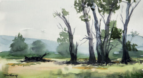 HERE COMES THE RAIN AGAIN by Jim Keays (SOLD)