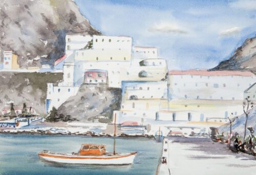 SPANISH STROLL by Jim Keays (SOLD)